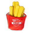 Hundespielzeug aus Plüsch Fritten – L: 18 cm B: 13 cm H: 5 cm