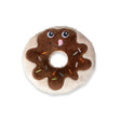 Hundespielzeug aus Plüsch Schoko Donut