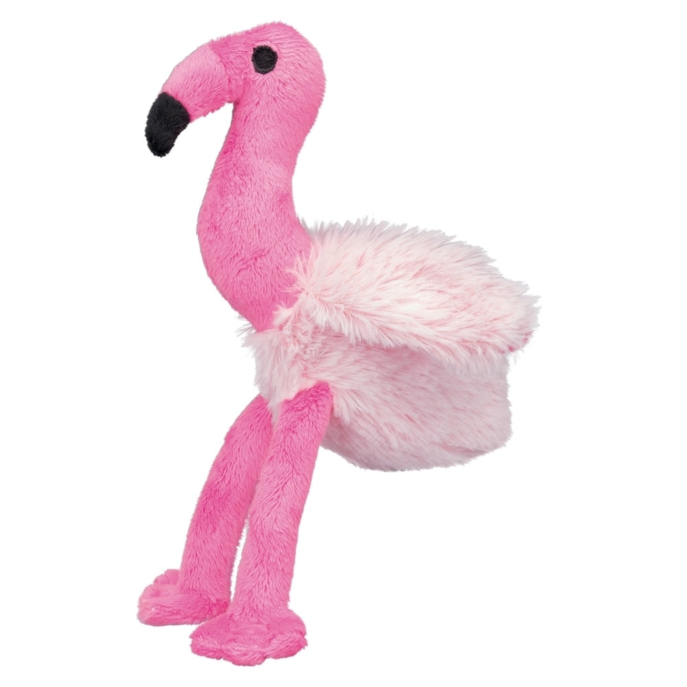 Hundespielzeug Flamingo aus Plüsch