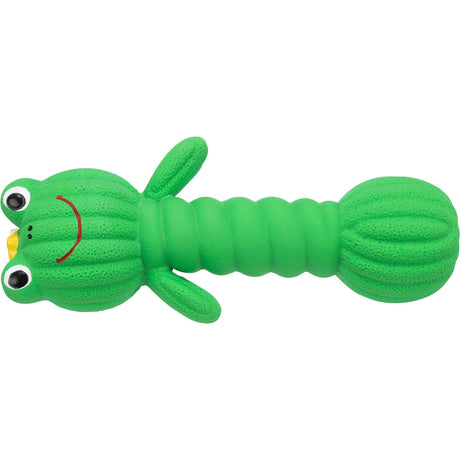 Hundespielzeug Hantel – Frosch, 18 cm