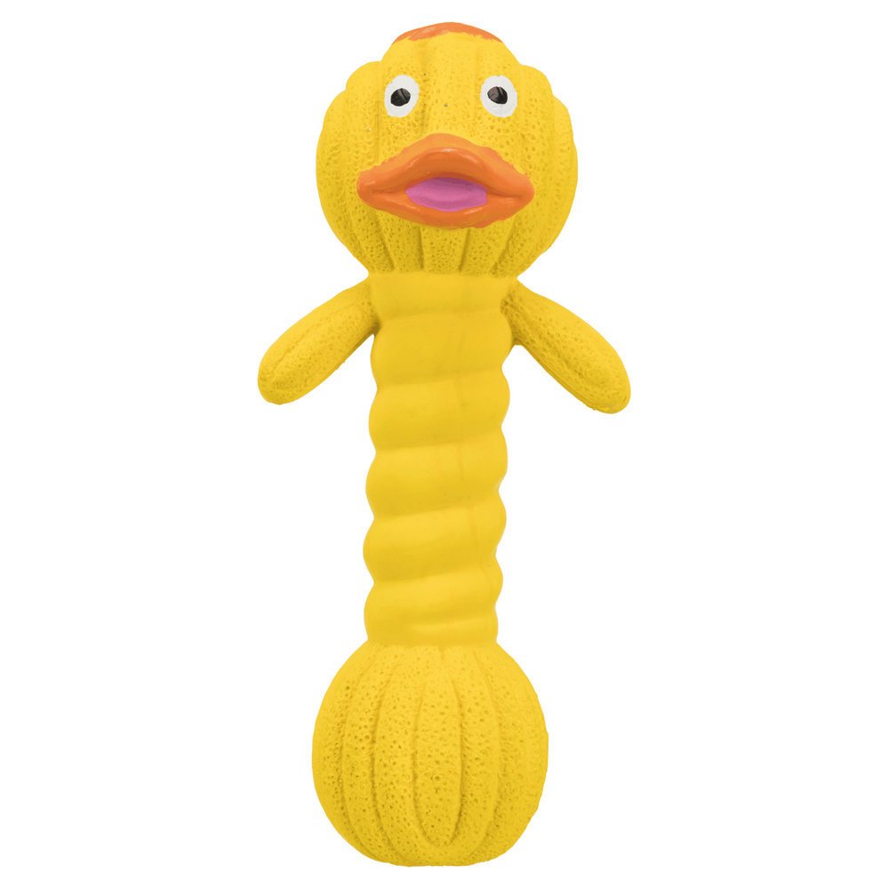 Hundespielzeug Hantel – Ente, 18 cm