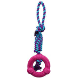 Hundespielzeug Ring am Tau