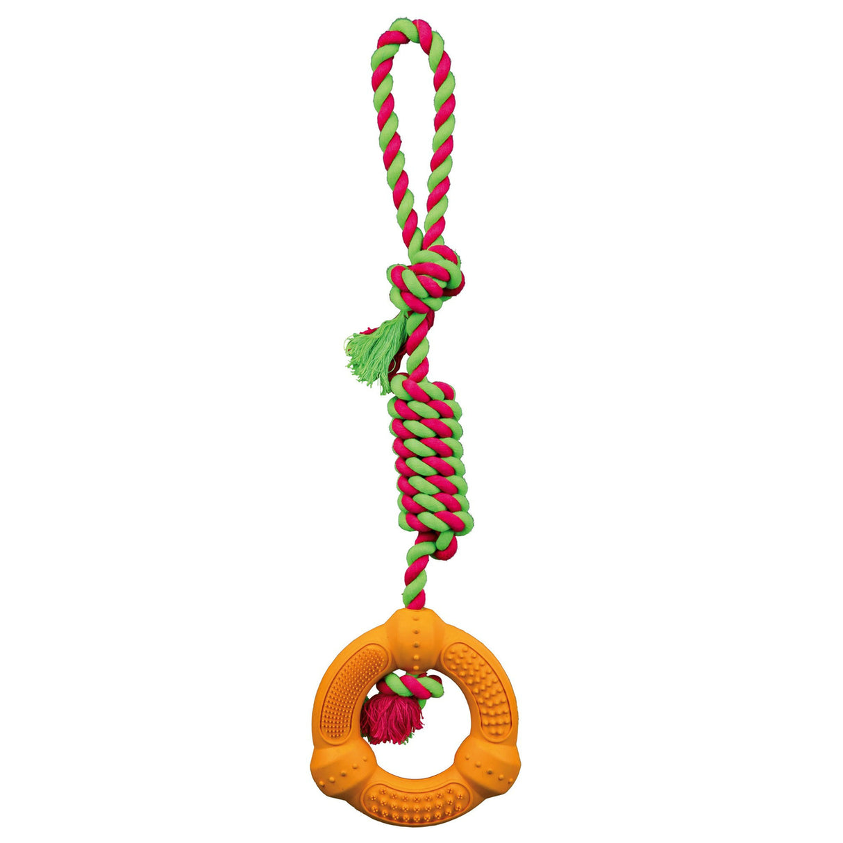 Hundespielzeug Ring am Tau
