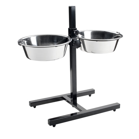 HUNTER Hundebar Basic mit 2 Edelstahlnäpfen