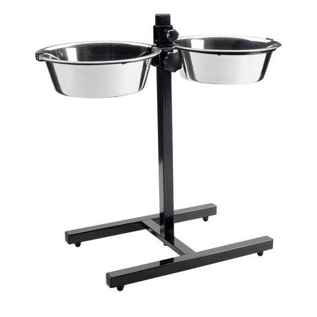 HUNTER Hundebar Basic mit 2 Edelstahlnäpfen