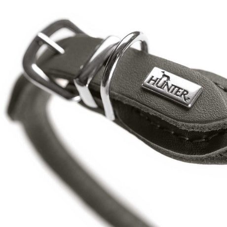 Hunter Hundehalsband Round & Soft Leder