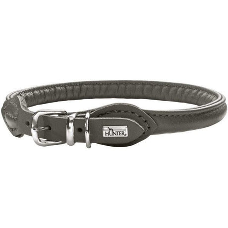 Hunter Hundehalsband Round & Soft Leder