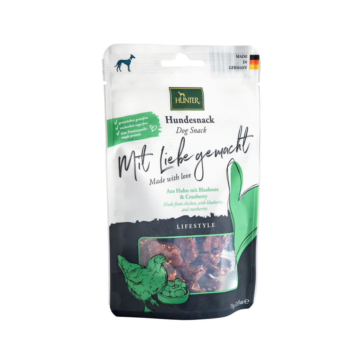 HUNTER Hundesnack Lifestyle – Mit Liebe gemacht, 70 g