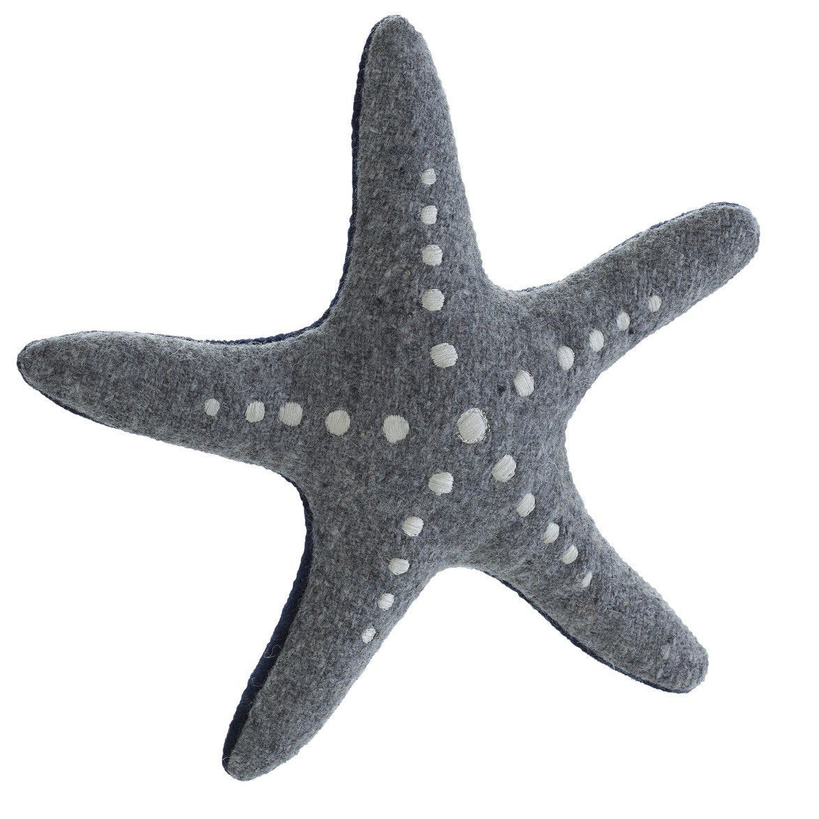 Hundespielzeug Skagen – Seestern, 20 cm, grau/blau