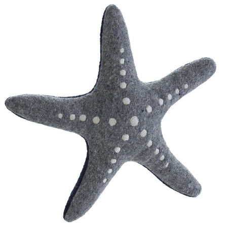 Hundespielzeug Skagen – Seestern, 20 cm, grau/blau