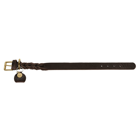 Hunter Leder Halsband Sansibar Solid