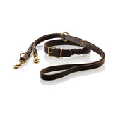 Hunter Leder Halsband Sansibar Solid