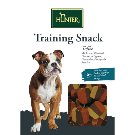 Hunter Training Snack für Hunde – Toffee 200 g, Geflügel, Lamm, Rind