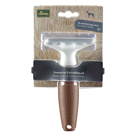 HUNTER Trimmstriegel Spa mit Edelstahlklinge