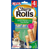Inaba Cat Churu Rolls Katzensnack – Huhn mit Thunfisch 4 x 10g