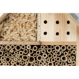 Insektenhotel mit Spitzdach