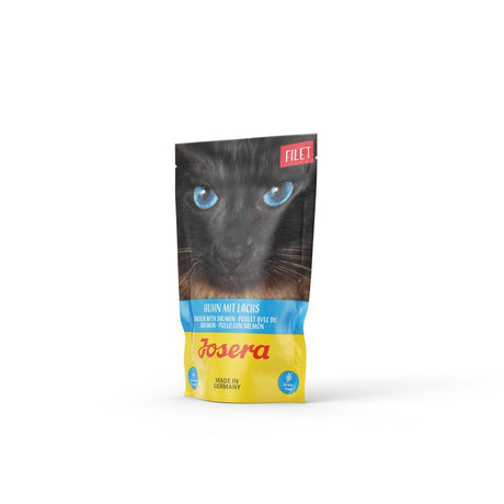 Josera Cat Filet Nassfutter für Katzen – Huhn mit Lachs 16x70 g