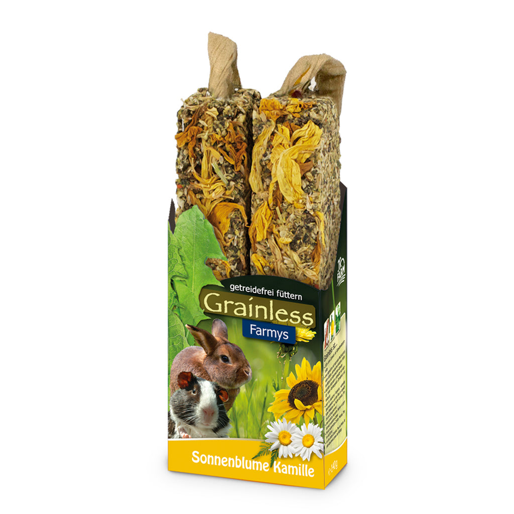 JR Farm Grainless Farmys Snack – Sonnenblume-Kamille 140 g