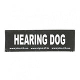 Julius K9 Logo Klettsticker groß G-L – HEARING DOG