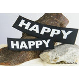 Julius K9 Logo Klettsticker groß G-L – HAPPY