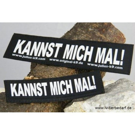 Julius K9 Logo Klettsticker groß G-L – KANNST MICH MAL!