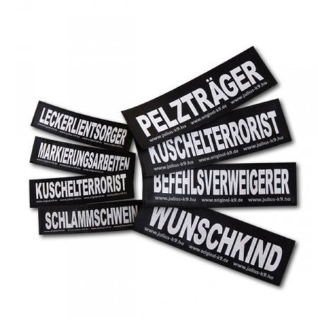 Julius K9 Logo Klettsticker groß G-L – I LOVE JOGGER