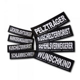 Julius K9 Logo Klettsticker groß G-L – Ich bin eine SIE