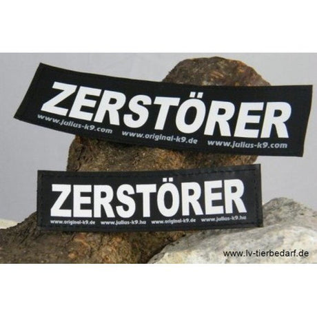 Julius K9 Logo Klettsticker groß M-Z – ZERSTÖRER