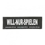 Julius K9 Logo Klettsticker groß M-Z – WILL-NUR-SPIELEN