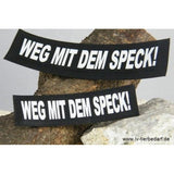 Julius K9 Logo Klettsticker groß M-Z – WEG MIT DEM SPECK!