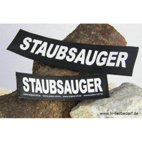 Julius K9 Logo Klettsticker groß M-Z – STAUBSAUGER