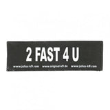 Julius K9 Logo Klettsticker klein A - F – 2 Fast 4 You