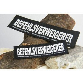 Julius K9 Logo Klettsticker klein A - F – BEFEHLSVERWEIGERER