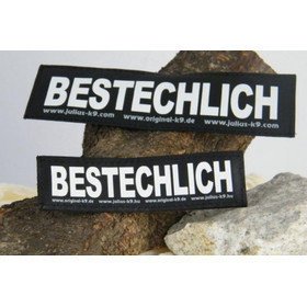Julius K9 Logo Klettsticker klein A - F – BESTECHLICH