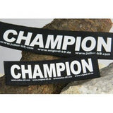 Julius K9 Logo Klettsticker klein A - F – CHAMPION