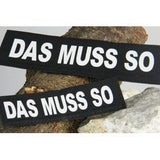 Julius K9 Logo Klettsticker klein A - F – DAS MUSS SO