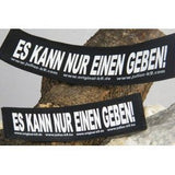 Julius K9 Logo Klettsticker klein A - F – ES KANN NUR EINEN GEBEN