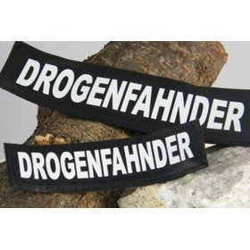 Julius K9 Logo Klettsticker klein A - F – DROGENFAHNDER