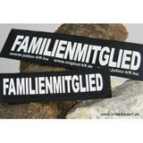 Julius K9 Logo Klettsticker klein A - F – FAMILIENMITGLIED