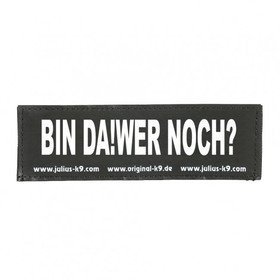 Julius K9 Logo Klettsticker klein A - F – BIN DA!WER NOCH?