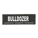 Julius K9 Logo Klettsticker klein A - F – BULLDOZER