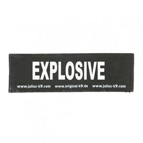 Julius K9 Logo Klettsticker klein A - F – EXPLOSIVE