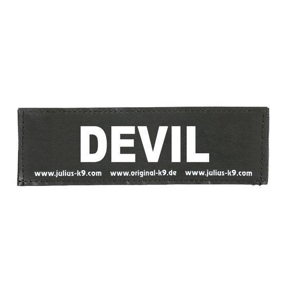 Julius K9 Logo Klettsticker klein A - F – Devil