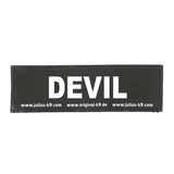 Julius K9 Logo Klettsticker klein A - F – Devil