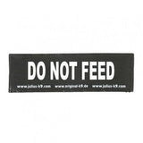 Julius K9 Logo Klettsticker klein A - F – DO NOT FEED