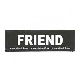 Julius K9 Logo Klettsticker klein A - F – FRIEND
