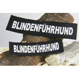 Julius K9 Logo Klettsticker klein A - F – BLINDENFÜHRHUND