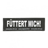 Julius K9 Logo Klettsticker klein A - F – FÜTTERT MICH!