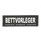 Julius K9 Logo Klettsticker klein A - F – BETTVORLEGER