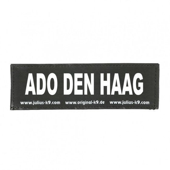 Julius K9 Logo Klettsticker klein A - F – ADO DEN HAAG